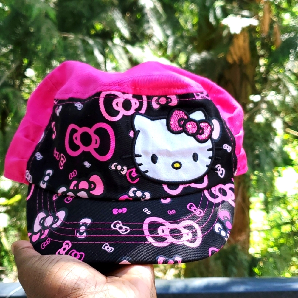 SANRIO Hello Kitty Hat - Kids Size 4-6 Summer Hat ☀️